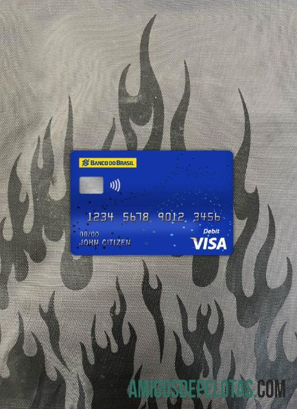 Brasil Banco Do Brasil Banco Visa Cartão de Débito Photolook Frente baixar para verificação